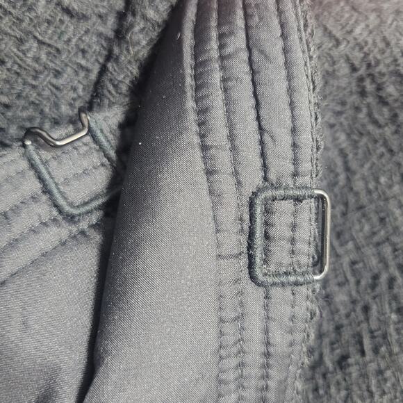 Vince Wool Blend Cropped Jacket Black Size 4 - Picture 8 of 9